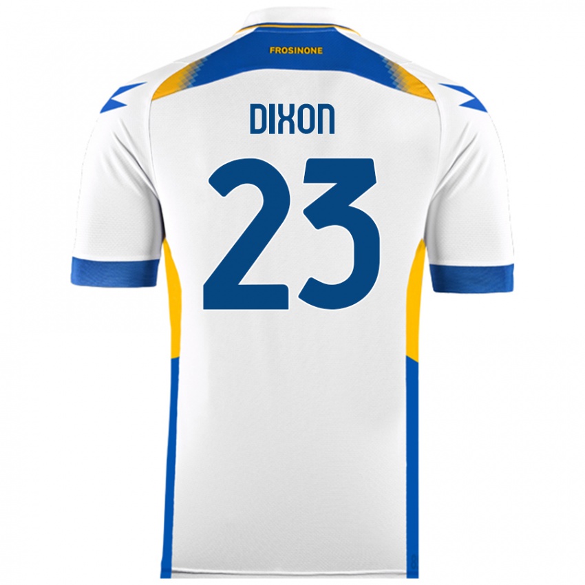 Kinder Damar Dixon #23 Weiß Auswärtstrikot Trikot 2024/25 T-Shirt Österreich