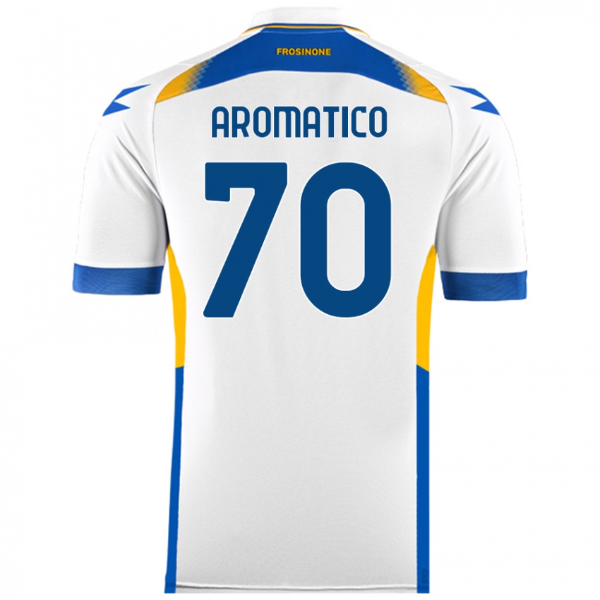 Kinder Raul Aromatico #70 Weiß Auswärtstrikot Trikot 2024/25 T-Shirt Österreich