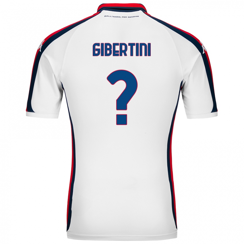 Kinder Matteo Gibertini #0 Weiß Auswärtstrikot Trikot 2024/25 T-Shirt Österreich