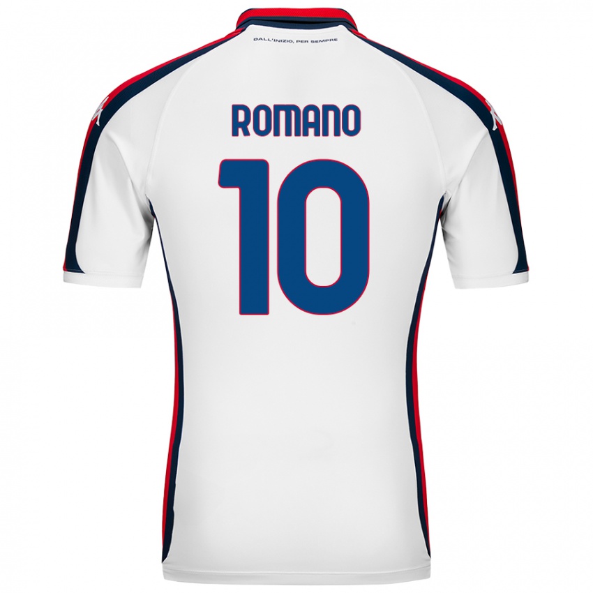 Kinder Marco Romano #10 Weiß Auswärtstrikot Trikot 2024/25 T-Shirt Österreich