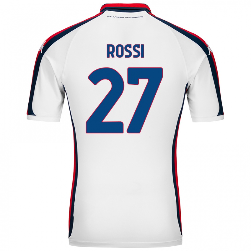 Kinder Lucrezia Rossi #27 Weiß Auswärtstrikot Trikot 2024/25 T-Shirt Österreich