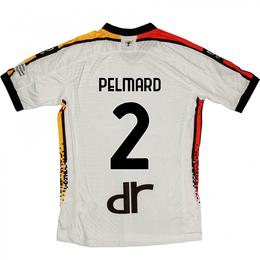 Kinder Andy Pelmard #2 Weiß Schwarz Auswärtstrikot Trikot 2024/25 T-Shirt Österreich