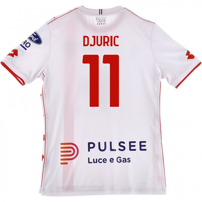 Kinder Milan Djuric #11 Weiß Rot Auswärtstrikot Trikot 2024/25 T-Shirt Österreich