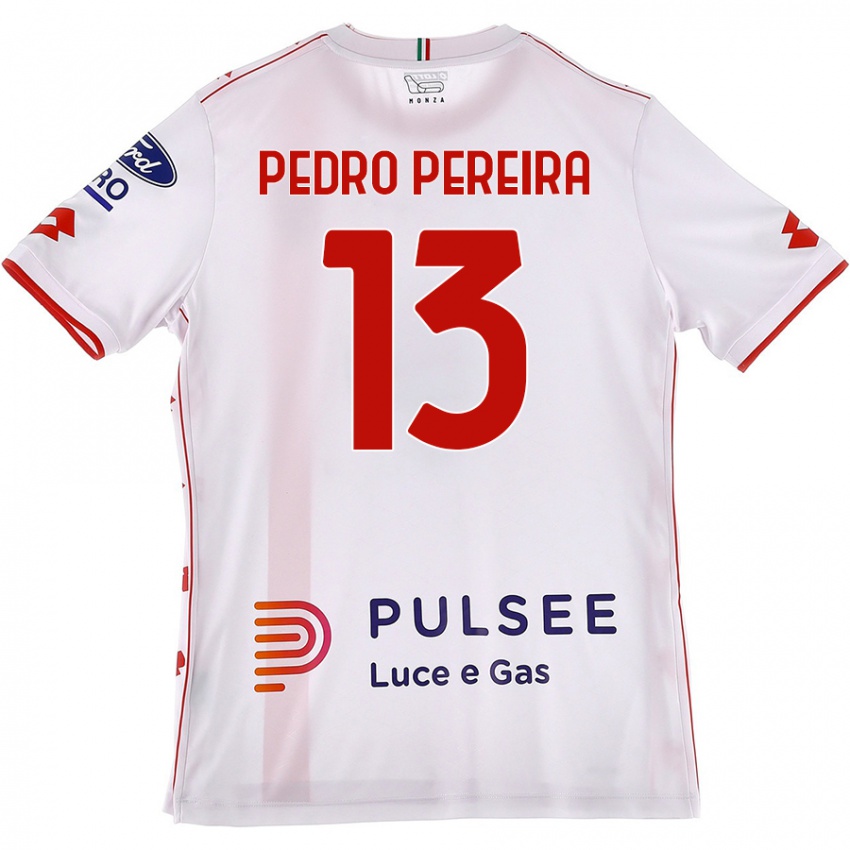 Kinder Pedro Pereira #13 Weiß Rot Auswärtstrikot Trikot 2024/25 T-Shirt Österreich