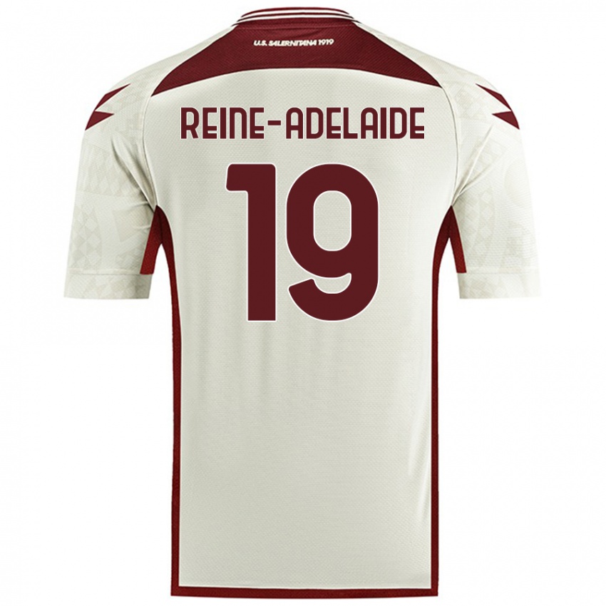 Kinder Jeff Reine-Adelaide #19 Cremefarben Auswärtstrikot Trikot 2024/25 T-Shirt Österreich