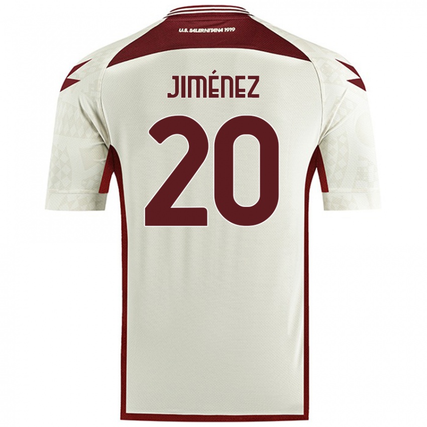 Kinder Kaleb Jiménez #20 Cremefarben Auswärtstrikot Trikot 2024/25 T-Shirt Österreich