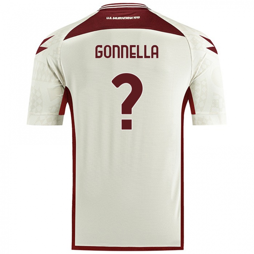 Kinder Andrea Gonnella #0 Cremefarben Auswärtstrikot Trikot 2024/25 T-Shirt Österreich