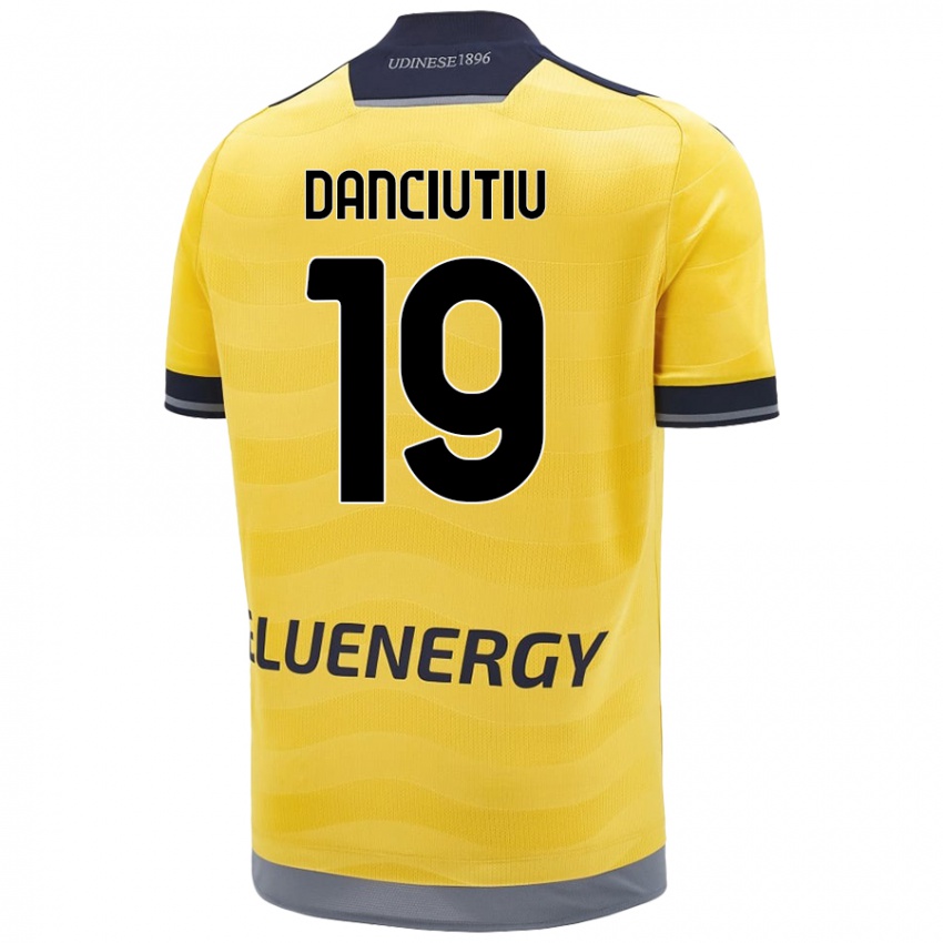 Kinder Vlad Danciuțiu #19 Golden Auswärtstrikot Trikot 2024/25 T-Shirt Österreich