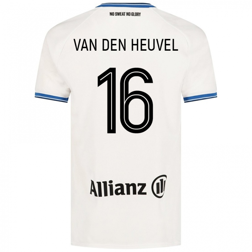 Kinder Dani Van Den Heuvel #16 Weiß Auswärtstrikot Trikot 2024/25 T-Shirt Österreich