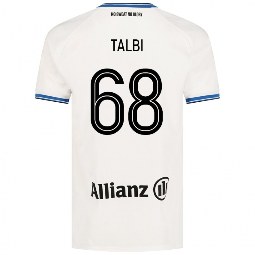 Kinder Chemsdine Talbi #68 Weiß Auswärtstrikot Trikot 2024/25 T-Shirt Österreich