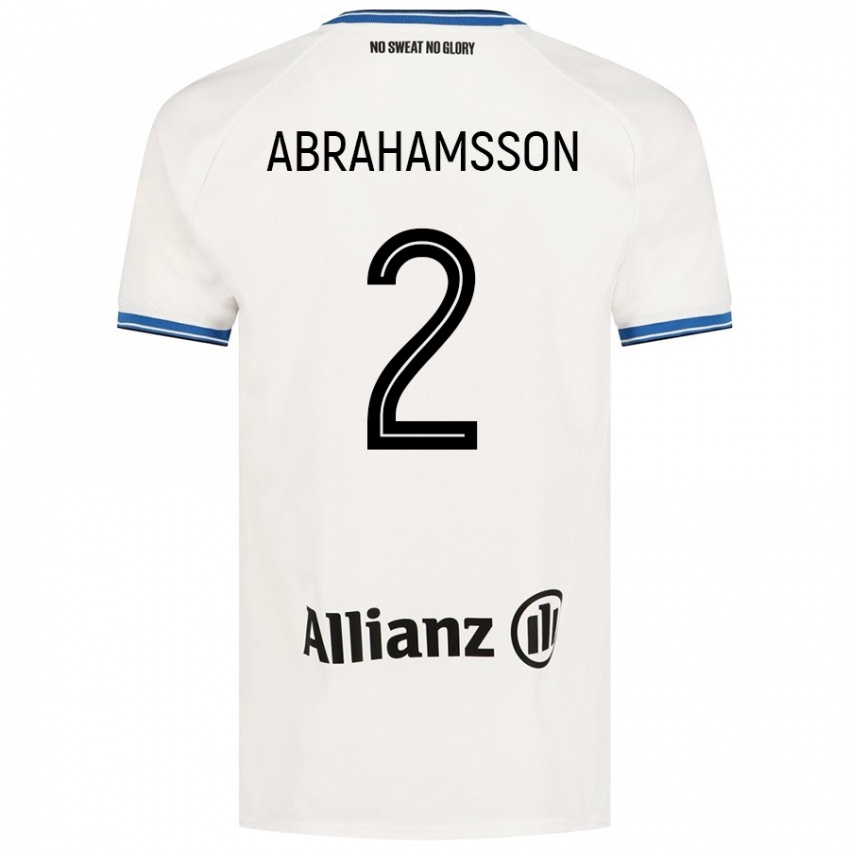 Kinder Sejde Abrahamsson #2 Weiß Auswärtstrikot Trikot 2024/25 T-Shirt Österreich