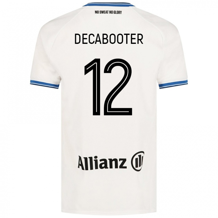 Kinder Marith Decabooter #12 Weiß Auswärtstrikot Trikot 2024/25 T-Shirt Österreich