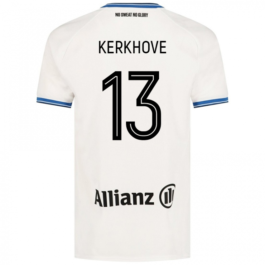 Kinder Angel Kerkhove #13 Weiß Auswärtstrikot Trikot 2024/25 T-Shirt Österreich