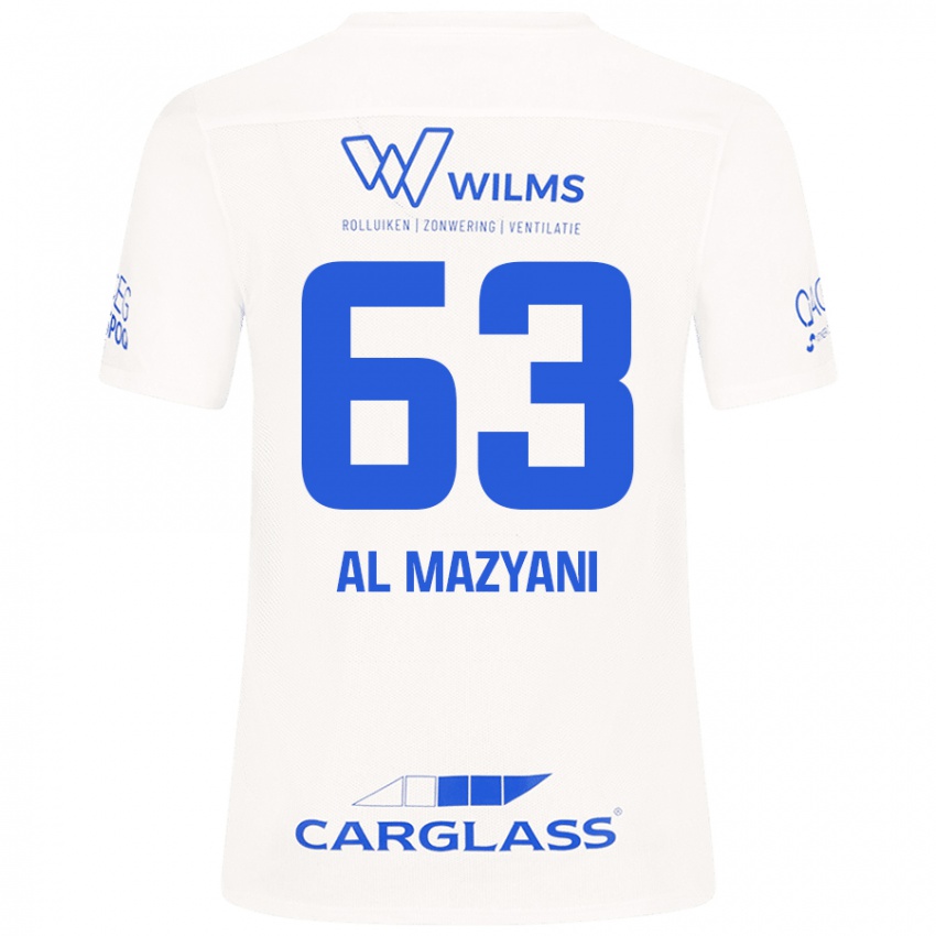 Kinder Faissal Al Mazyani #63 Weiß Auswärtstrikot Trikot 2024/25 T-Shirt Österreich