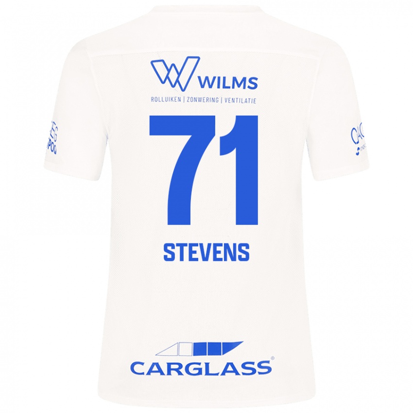 Kinder Brent Stevens #71 Weiß Auswärtstrikot Trikot 2024/25 T-Shirt Österreich