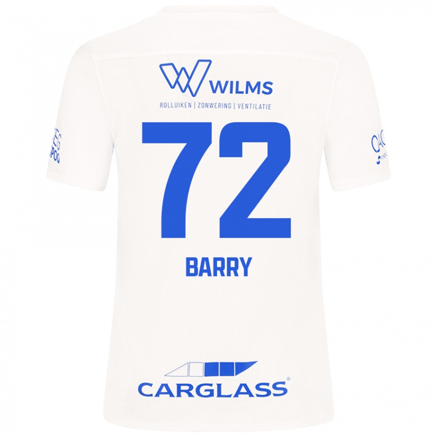 Kinder Alpha Barry #72 Weiß Auswärtstrikot Trikot 2024/25 T-Shirt Österreich