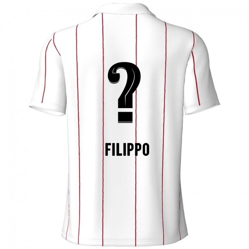 Kinder Niels Filippo #0 Weiß Schwarz Auswärtstrikot Trikot 2024/25 T-Shirt Österreich