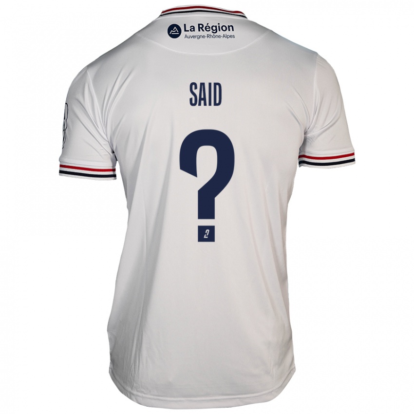 Kinder Amine Saïd #0 Weiß Auswärtstrikot Trikot 2024/25 T-Shirt Österreich