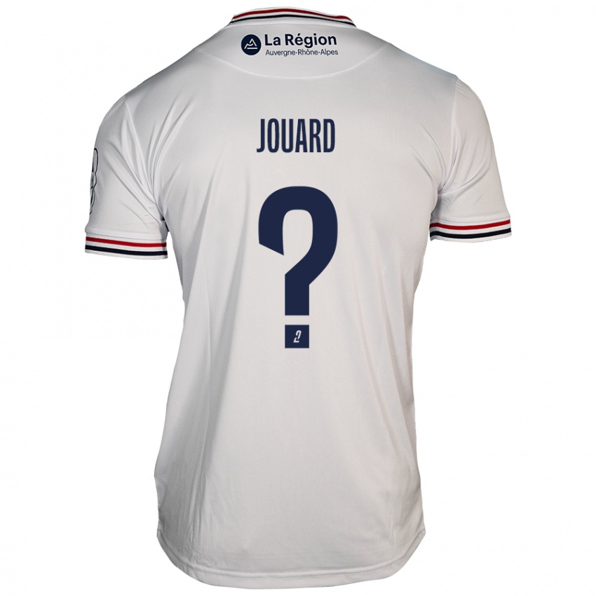 Kinder Dylan Jouard #0 Weiß Auswärtstrikot Trikot 2024/25 T-Shirt Österreich