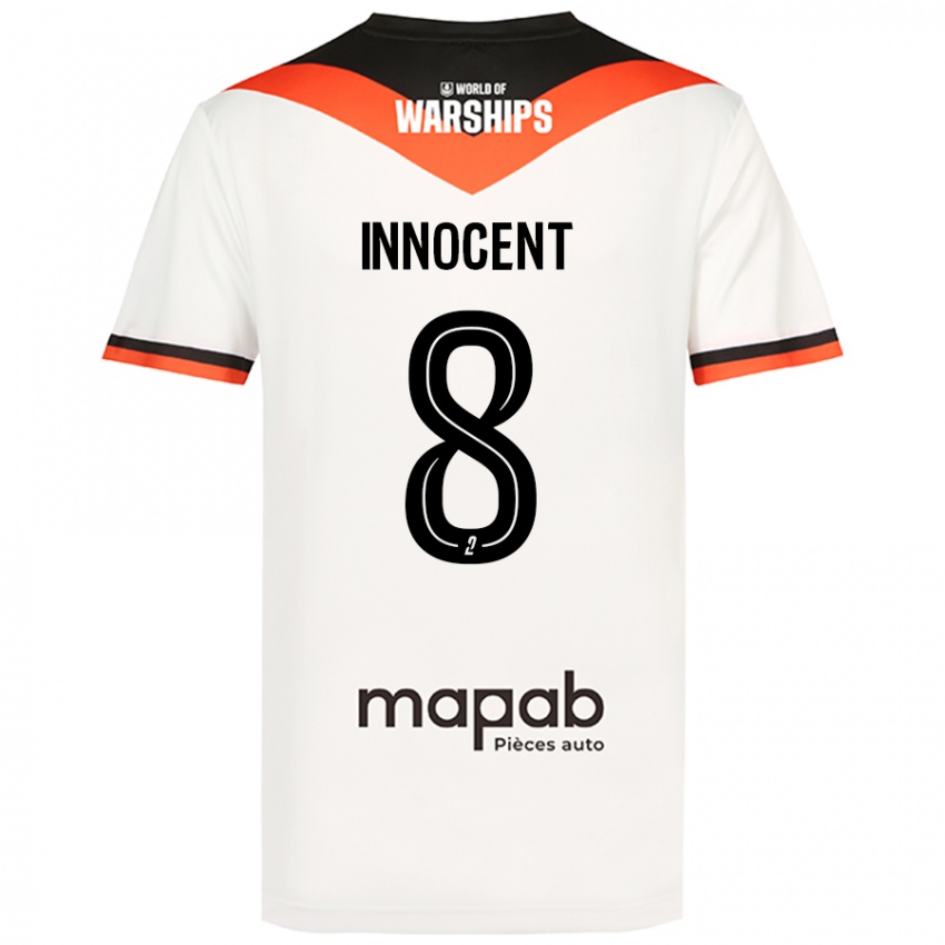 Kinder Bonke Innocent #8 Weiß Auswärtstrikot Trikot 2024/25 T-Shirt Österreich