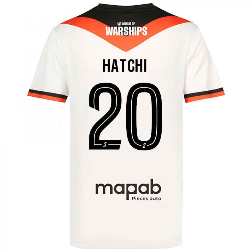 Kinder Jérémy Hatchi #20 Weiß Auswärtstrikot Trikot 2024/25 T-Shirt Österreich