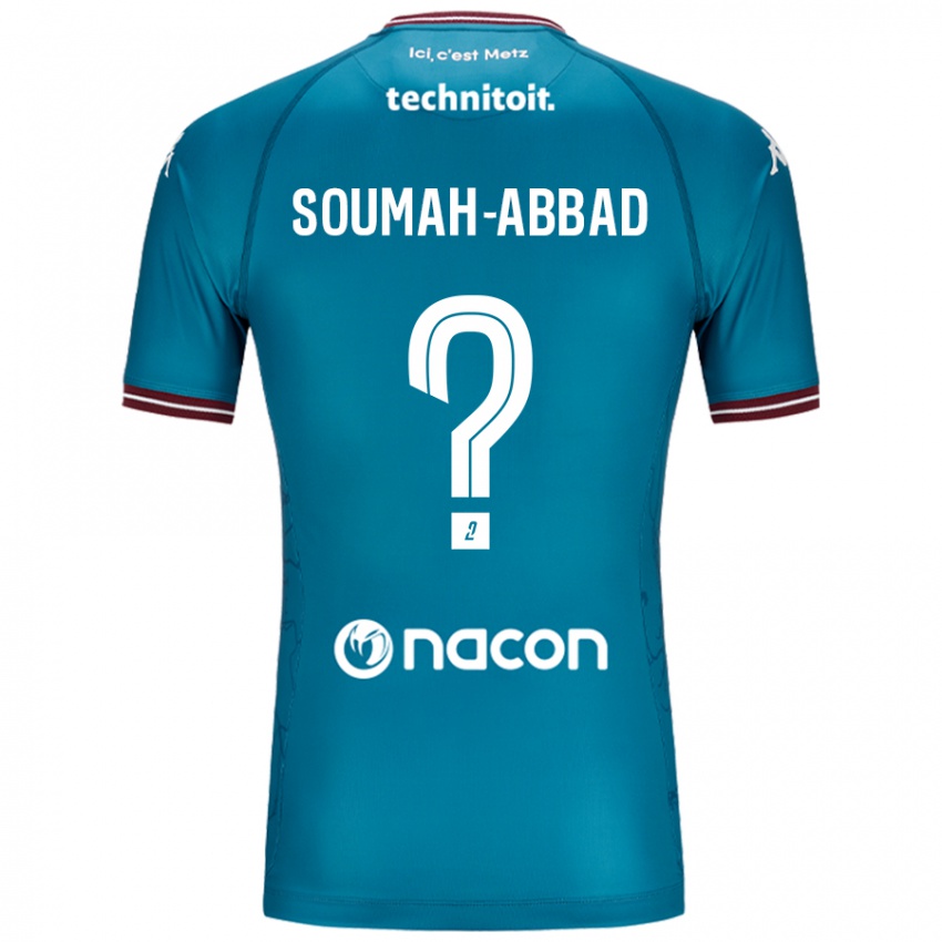 Kinder Édouard Soumah-Abbad #0 Blau Petrol Auswärtstrikot Trikot 2024/25 T-Shirt Österreich