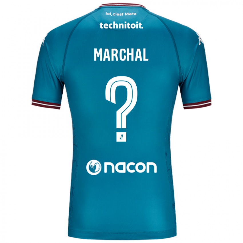 Kinder Adam Marchal #0 Blau Petrol Auswärtstrikot Trikot 2024/25 T-Shirt Österreich