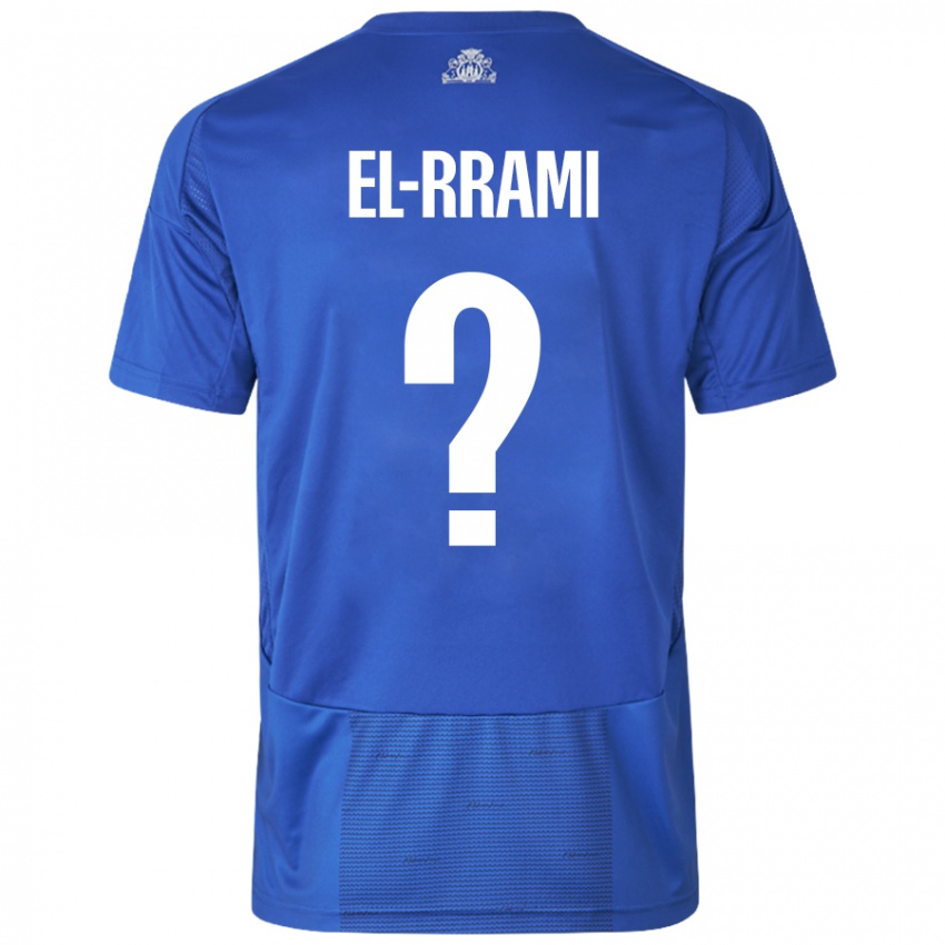 Kinder Jamil El-Rrami #0 Weiß Blau Auswärtstrikot Trikot 2024/25 T-Shirt Österreich