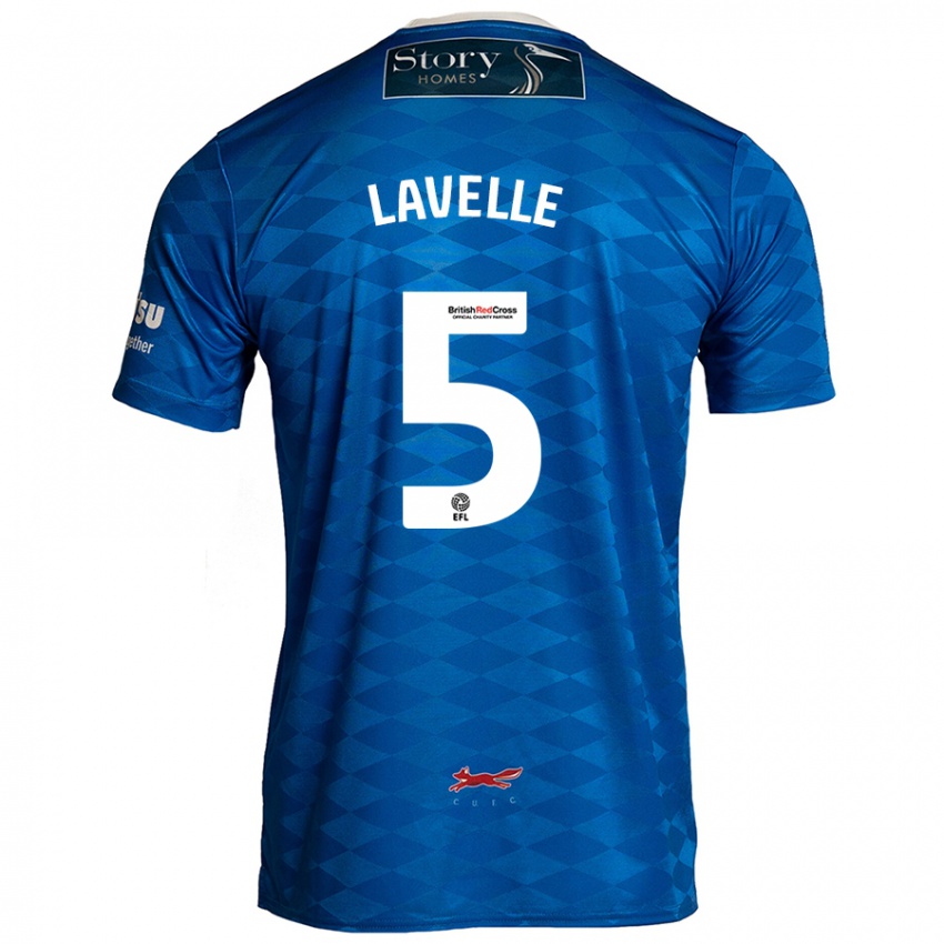 Herren Sam Lavelle #5 Blau Heimtrikot Trikot 2024/25 T-Shirt Österreich