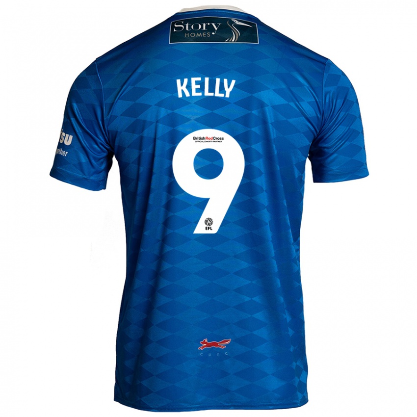 Herren Georgie Kelly #9 Blau Heimtrikot Trikot 2024/25 T-Shirt Österreich