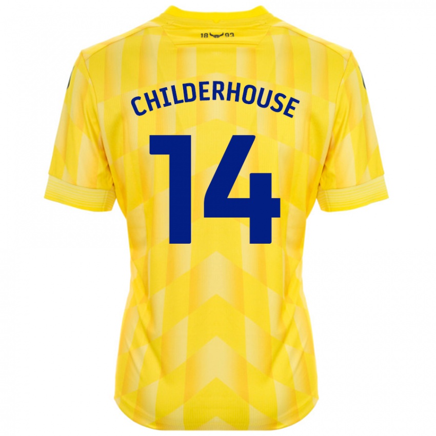 Herren Molly Childerhouse #14 Gelb Heimtrikot Trikot 2024/25 T-Shirt Österreich