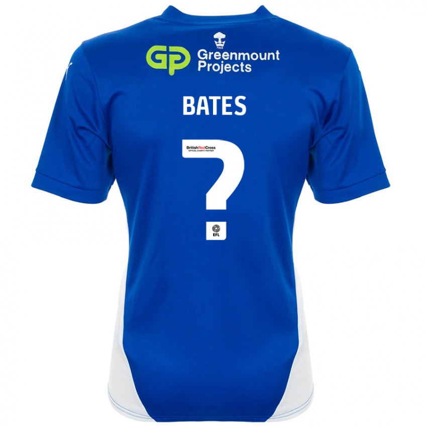 Herren Jack Bates #0 Blau Weiß Heimtrikot Trikot 2024/25 T-Shirt Österreich