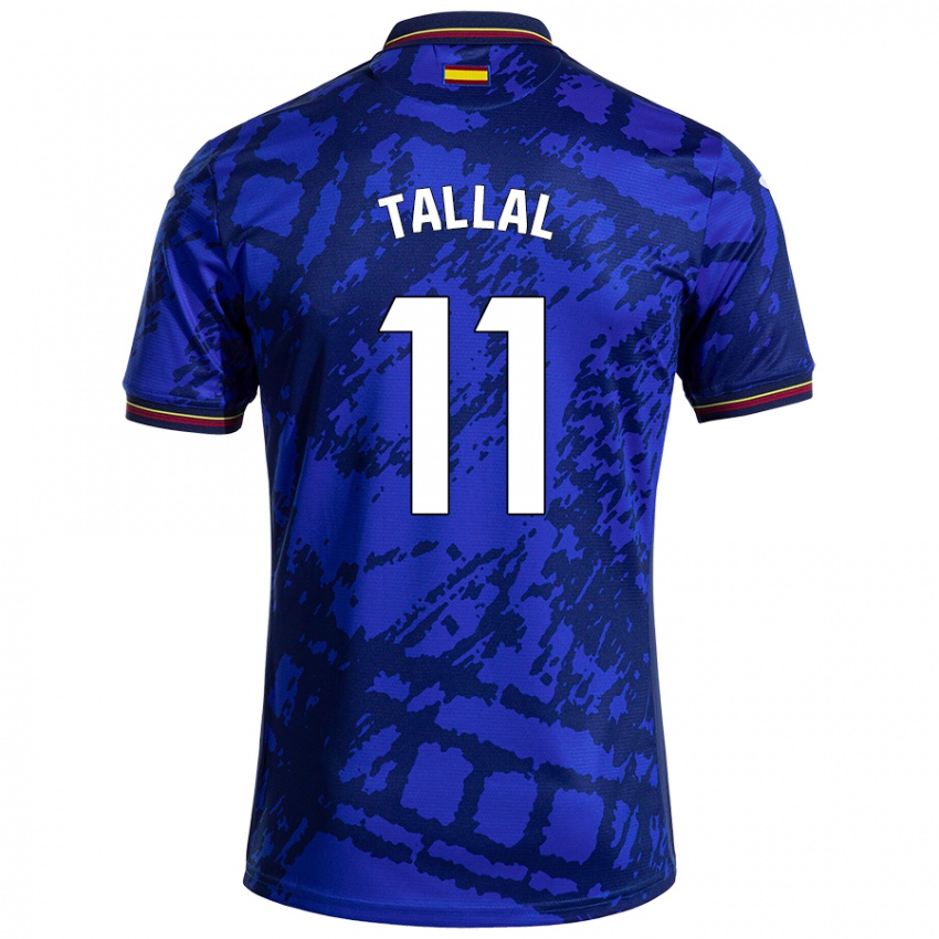 Herren Yassin Tallal #11 Dunkleres Blau Heimtrikot Trikot 2024/25 T-Shirt Österreich