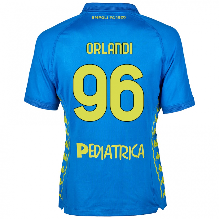 Herren Andrea Orlandi #96 Blau Heimtrikot Trikot 2024/25 T-Shirt Österreich