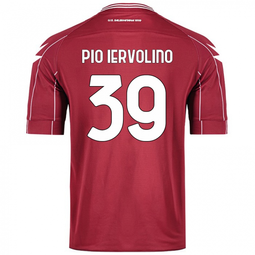 Herren Antonio Pio Iervolino #39 Burgundrot Heimtrikot Trikot 2024/25 T-Shirt Österreich