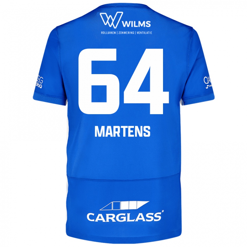 Herren Nolan Martens #64 Blau Heimtrikot Trikot 2024/25 T-Shirt Österreich