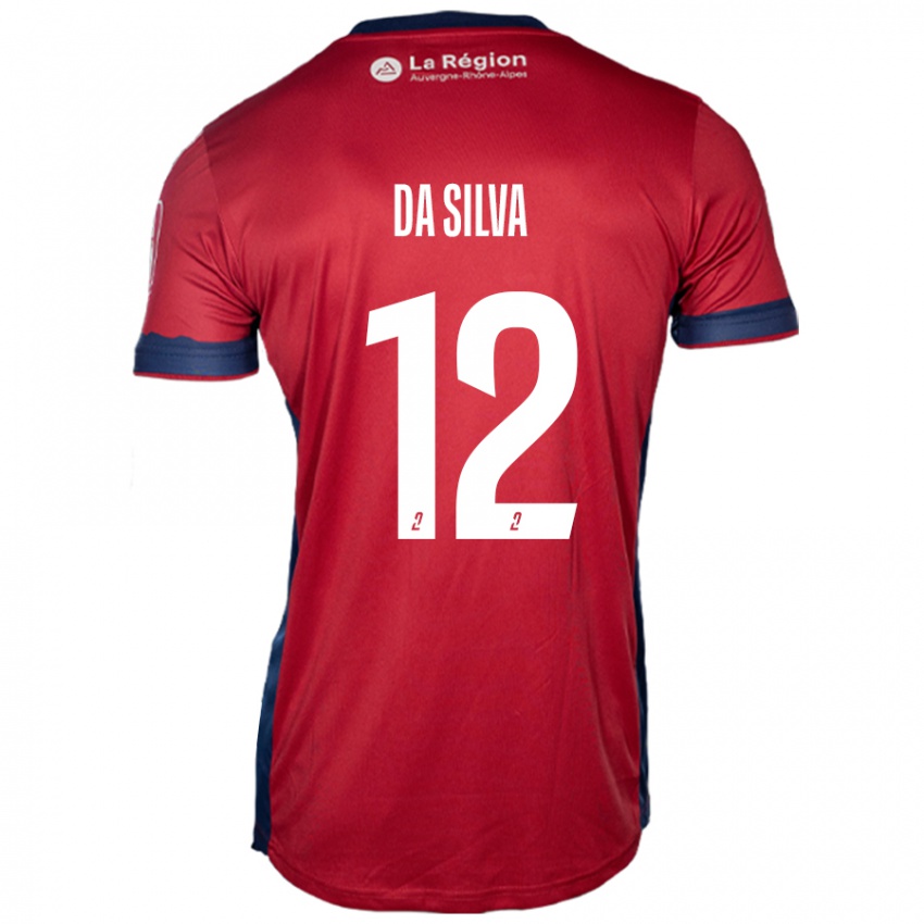 Herren Damien Da Silva #12 Hellburgunderrot Heimtrikot Trikot 2024/25 T-Shirt Österreich