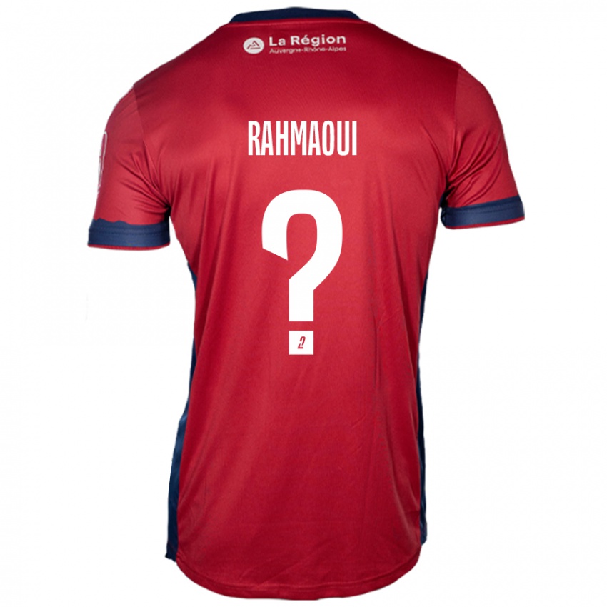 Herren Yazid Rahmaoui #0 Hellburgunderrot Heimtrikot Trikot 2024/25 T-Shirt Österreich