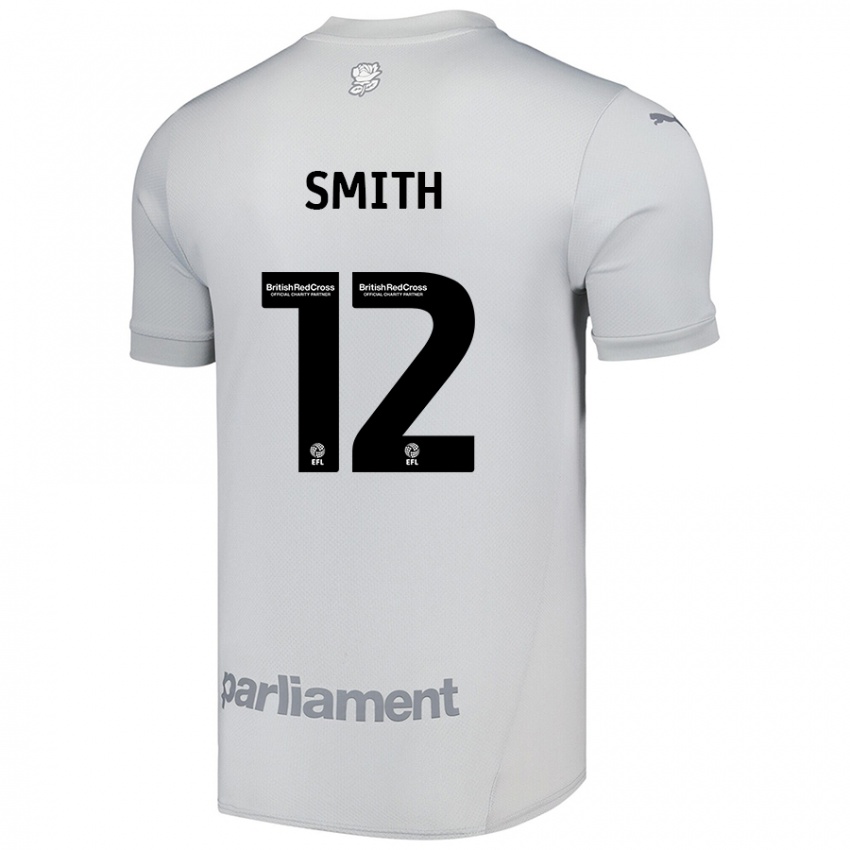 Herren Jackson Smith #12 Silbergrau Auswärtstrikot Trikot 2024/25 T-Shirt Österreich