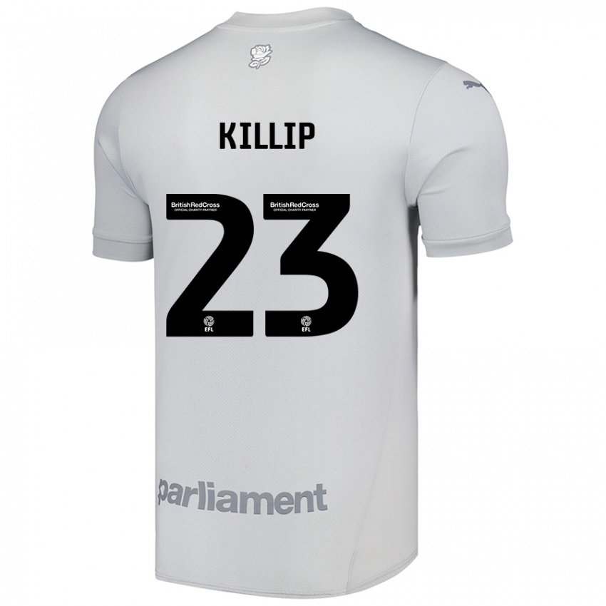 Herren Ben Killip #23 Silbergrau Auswärtstrikot Trikot 2024/25 T-Shirt Österreich