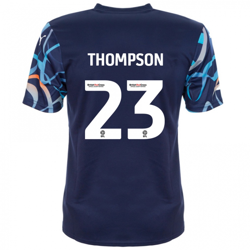 Herren Dominic Thompson #23 Marineblau Auswärtstrikot Trikot 2024/25 T-Shirt Österreich