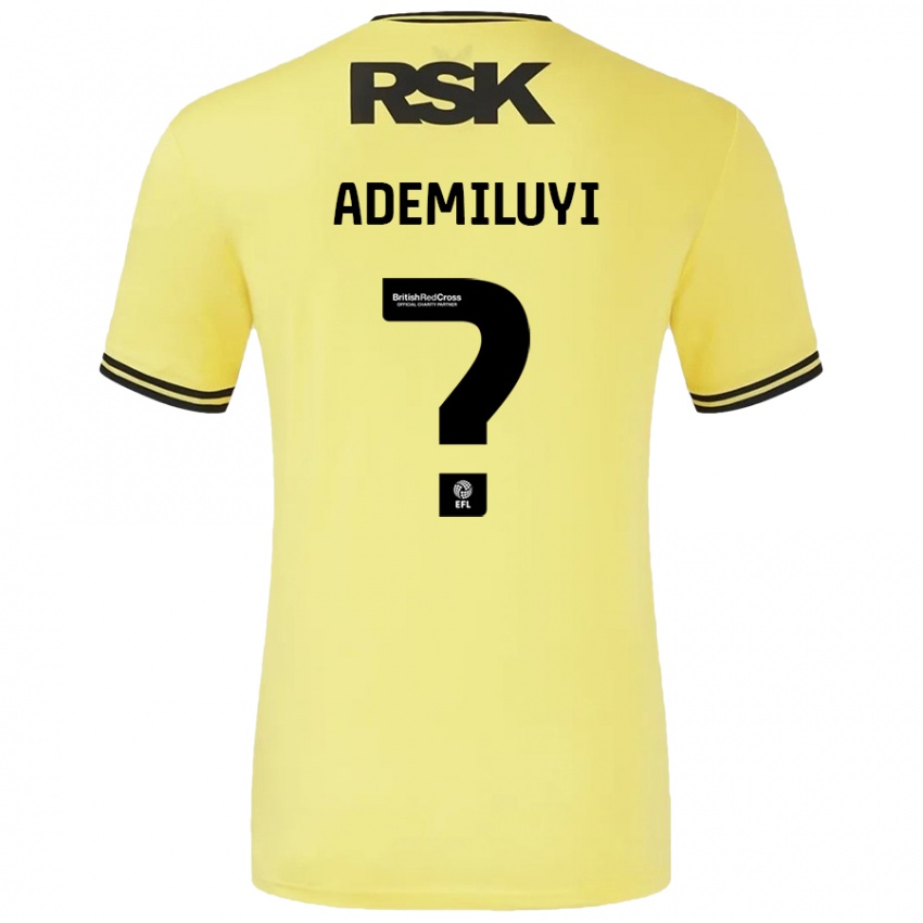 Herren Princess Ademiluyi #0 Gelb Schwarz Auswärtstrikot Trikot 2024/25 T-Shirt Österreich