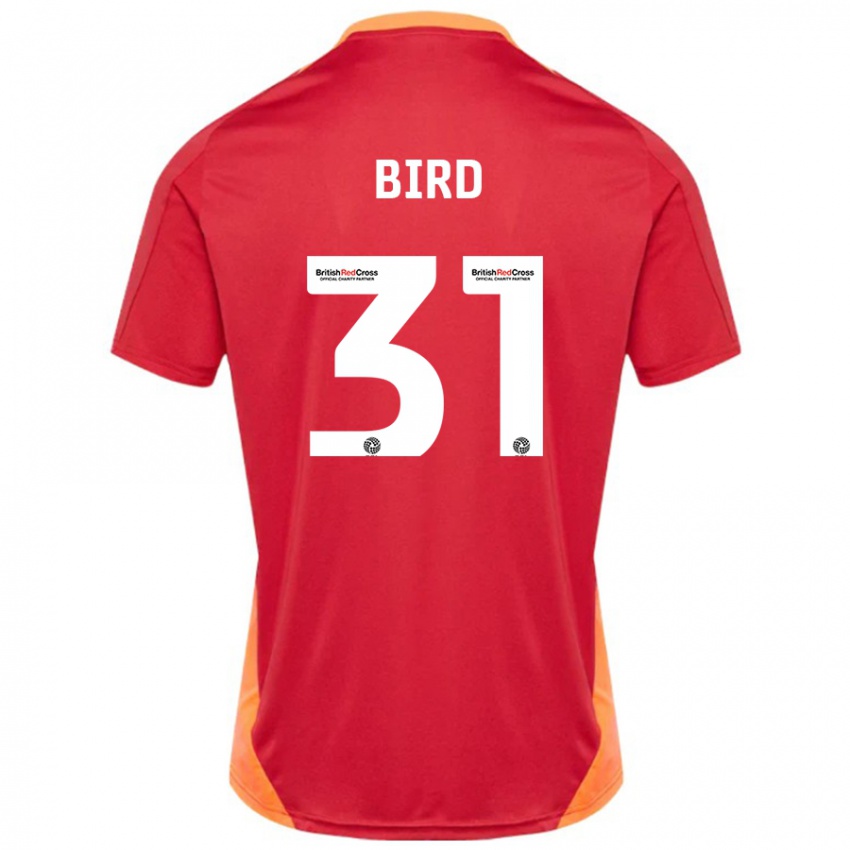 Herren Jay Bird #31 Blau Cremeweiß Auswärtstrikot Trikot 2024/25 T-Shirt Österreich