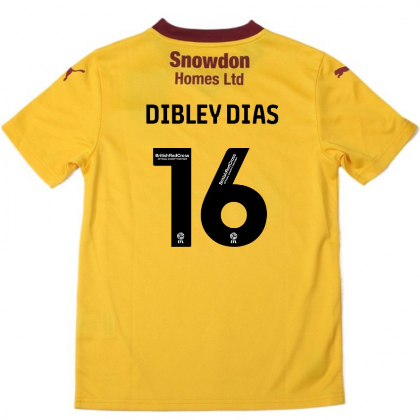 Herren Matt Dibley-Dias #16 Orange Burgunderrot Auswärtstrikot Trikot 2024/25 T-Shirt Österreich