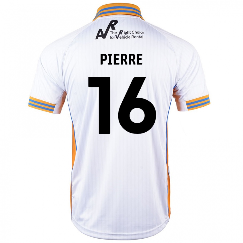 Herren Aaron Pierre #16 Weiß Auswärtstrikot Trikot 2024/25 T-Shirt Österreich