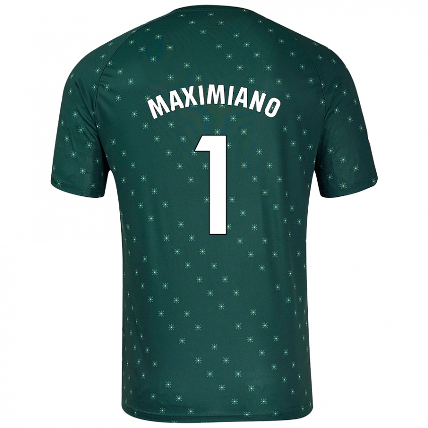 Herren Luís Maximiano #1 Dunkelgrün Auswärtstrikot Trikot 2024/25 T-Shirt Österreich