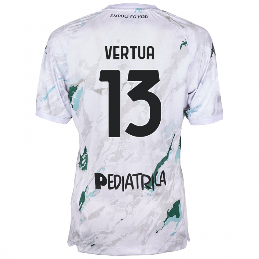 Herren Filippo Vertua #13 Grau Auswärtstrikot Trikot 2024/25 T-Shirt Österreich