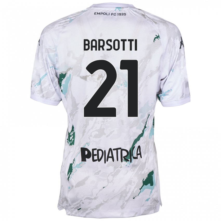 Herren Leonardo Barsotti #21 Grau Auswärtstrikot Trikot 2024/25 T-Shirt Österreich