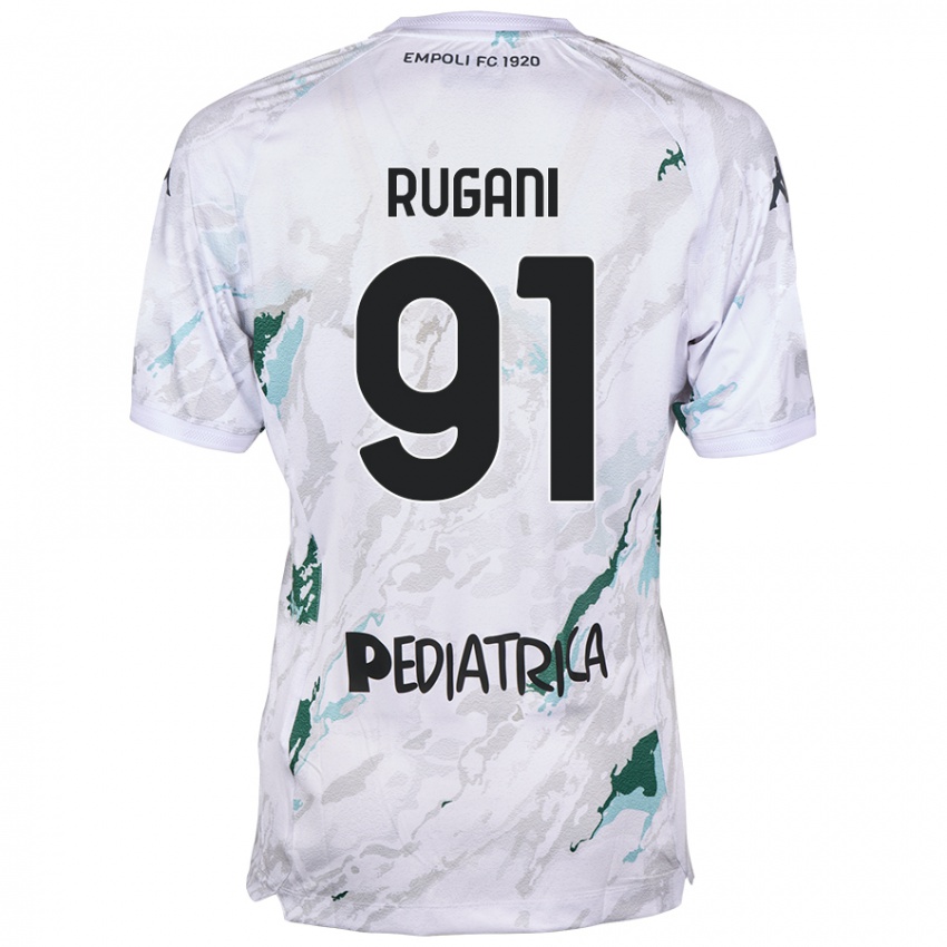 Herren Tommaso Rugani #91 Grau Auswärtstrikot Trikot 2024/25 T-Shirt Österreich