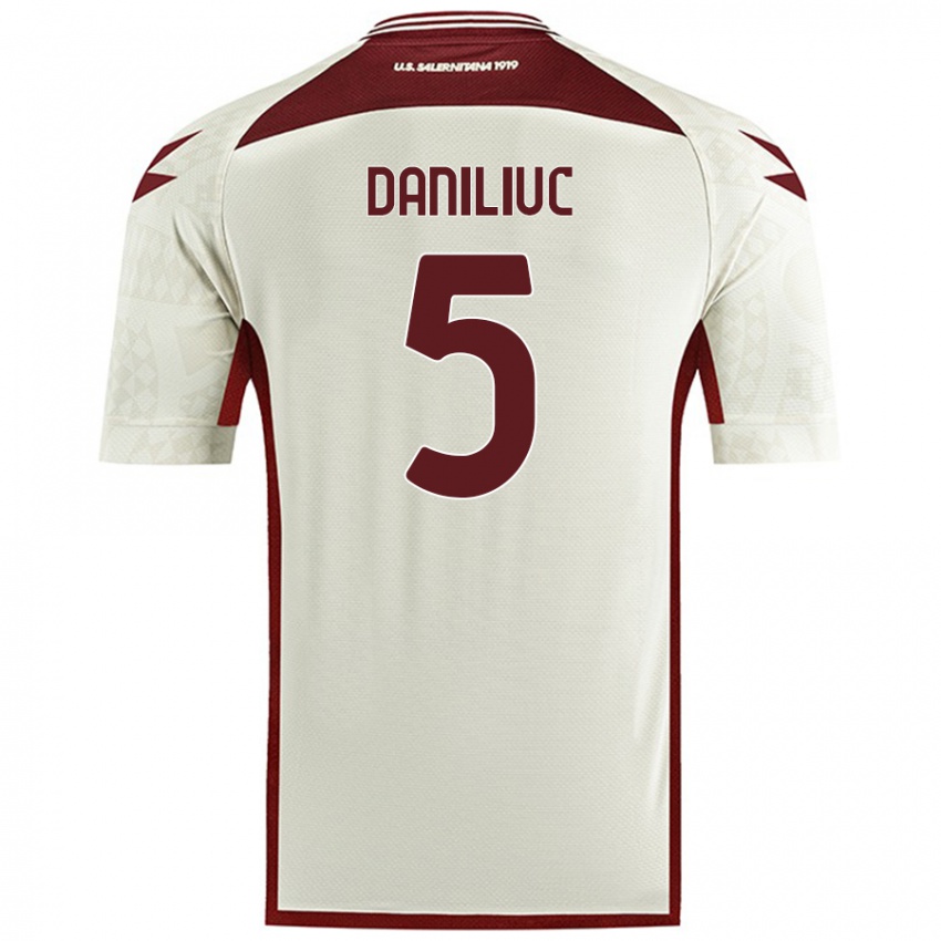 Herren Flavius Daniliuc #5 Cremefarben Auswärtstrikot Trikot 2024/25 T-Shirt Österreich